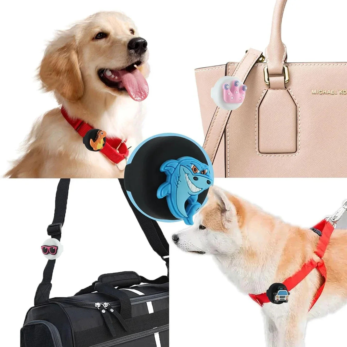 For AirTag Case for Kids Shoes Soft Silicone Cartoon Protective Cover Anti Scratch Fall Proof Hidden Tracker Holder