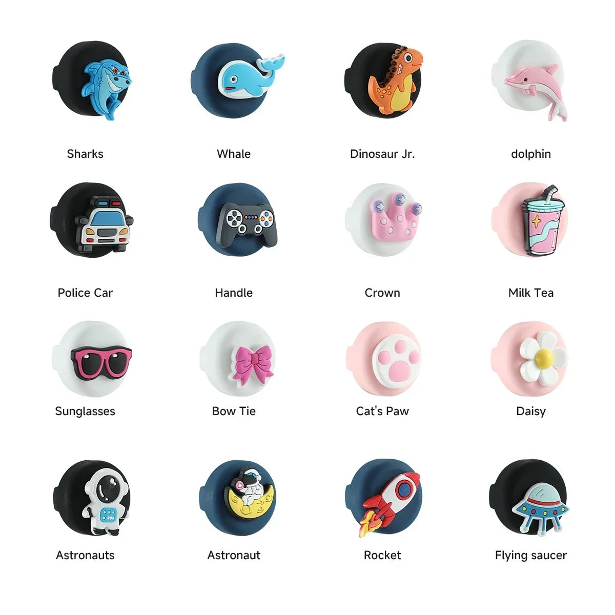 For AirTag Case for Kids Shoes Soft Silicone Cartoon Protective Cover Anti Scratch Fall Proof Hidden Tracker Holder